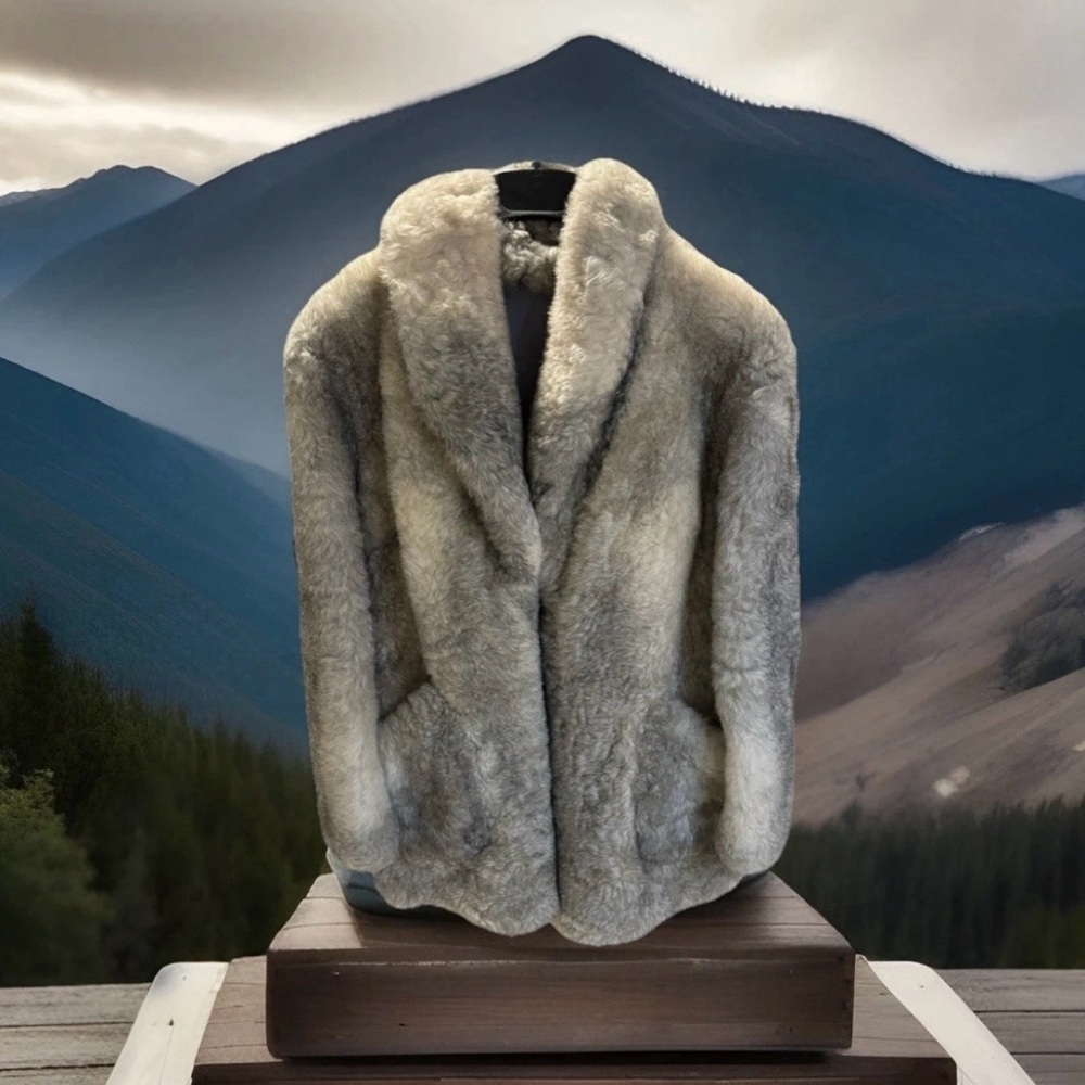 Vintage Icelandic Sheep Wool Coat
